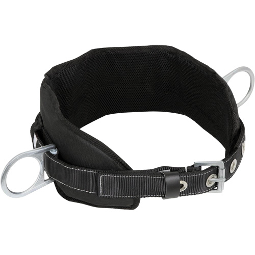 WB-6020-XL Safety Positioning 2 Side D-Rings Belt with Padded Lumbar Support - X-Large