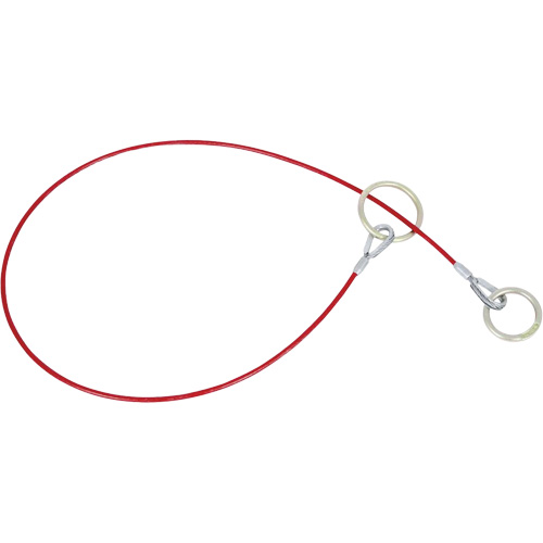 AS-21110-4 4' Cable Anchor with O-Ring Ends, Sling, Permanent Use