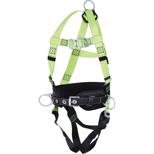 FBH10000L1020-XL Contractor Series Safety Harness with Positioning Belt, CSA Certified, Class AP, X-Large