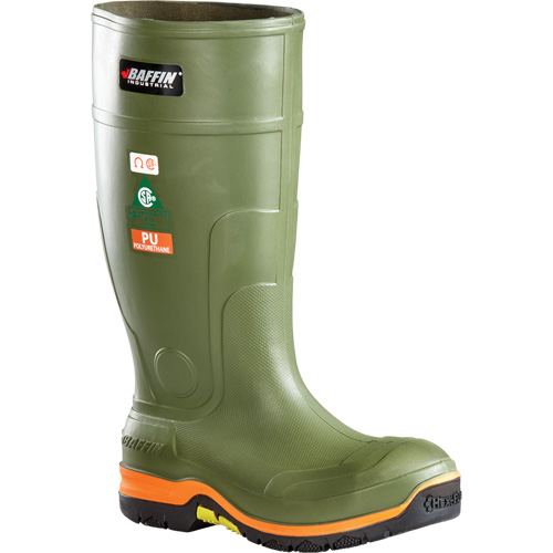 Hercules Men's Safety Boots, Thermal Polyurethane, Aluminum Toe, Size 9, Puncture Resistant Sole