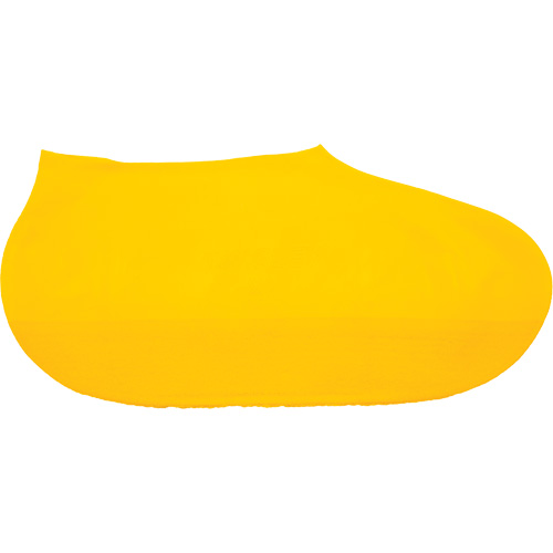 Boot Saver® Disposable Shoe Cover, Medium, Rubber Latex, Yellow