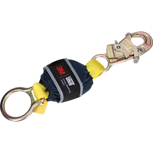 Shock Absorber, 1.3', D-Ring Center, Snap Hook Leg Ends