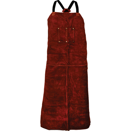 Tillman® 3842 Cowhide Apron, Bib, 42" L, Brown