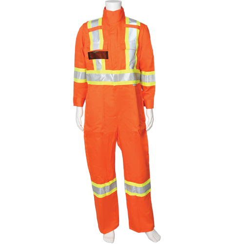 Firewall FR® High-Visibility FR Coveralls, Size 3X-Large, High Visibility Orange, 9.2 cal/cm²