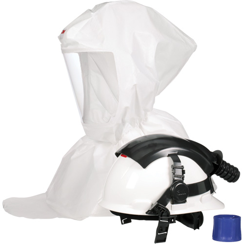 Versaflo™ S-Series Painter's Hood Assembly S-767 with Inner Shroud & Hardhat, Standard, Hard Top, Single Shroud