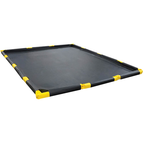 Stinger Spillpal Berm, 249 US gal. Capacity, 10' W x 10' L x 4" H, Foam Wall