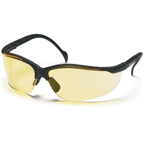 Venture II® Half-Frame Safety Glasses, Amber Lens, ANSI Z87+/MCEPS GL-PD 10-12/Meets/Exceeds CSA Z94.3