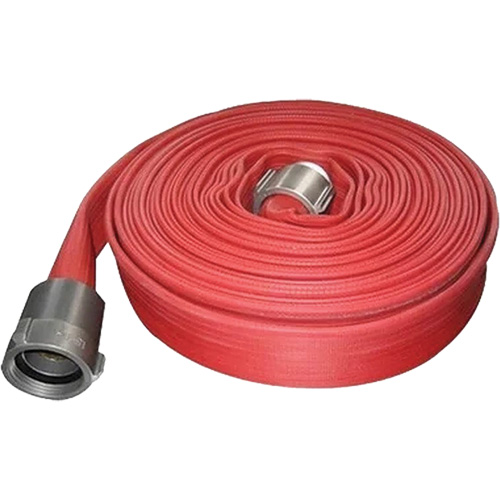 Nitrile Rubber Fire Hose, 15' L, 2-1/2" Dia., 200
