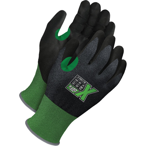 Cut-Resistant Touch Screen Gloves, 11, 21 Gauge, Polyurethane Coated, ASTM ANSI Level A6