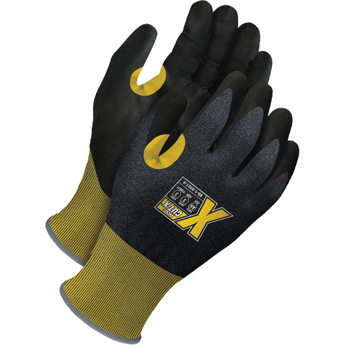 Cut-Resistant Touch Screen Gloves, 8, 21 Gauge, Polyurethane Coated, ASTM ANSI Level A5
