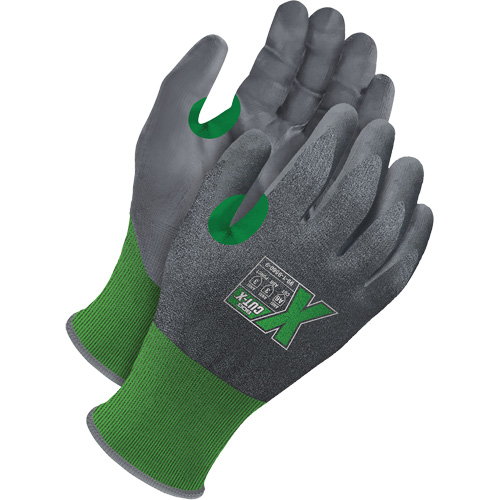 Cut-Resistant Touch Screen Gloves, 6, 21 Gauge, Foam NBR Coated, ASTM ANSI Level A6