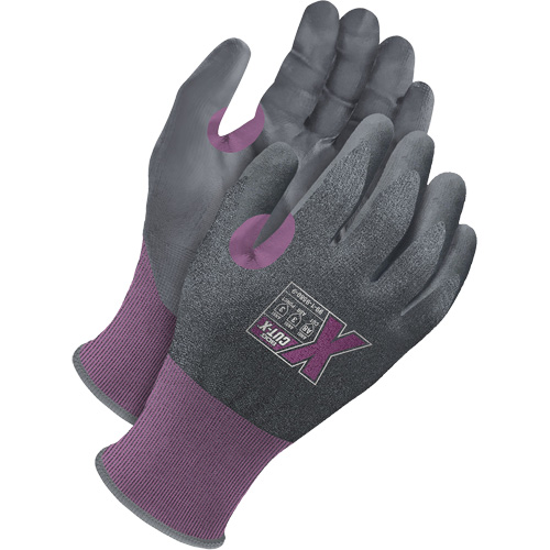 Cut-Resistant Touch Screen Gloves, 11, 21 Gauge, Foam NBR Coated, ASTM ANSI Level A8