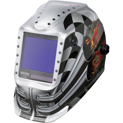 VIKING™ 3350 Motorhead® Welding Helmet, 3.74" L x 3.34" W View Area, 5 - 13 Shade Range