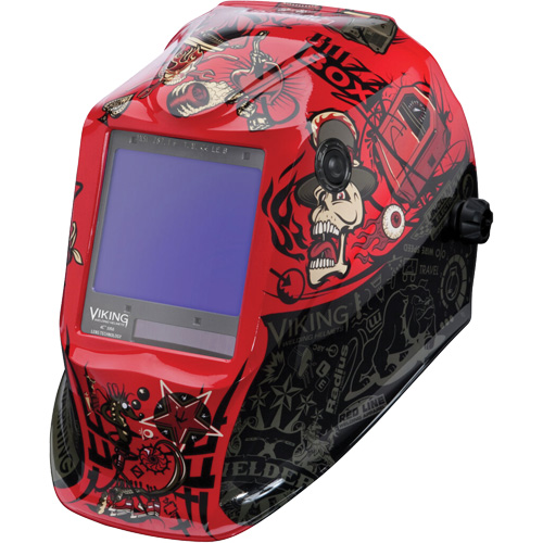 VIKING™ 3350 Mojo® Welding Helmet, 3.74" L x 3.34" W View Area, 5 - 13 Shade Range