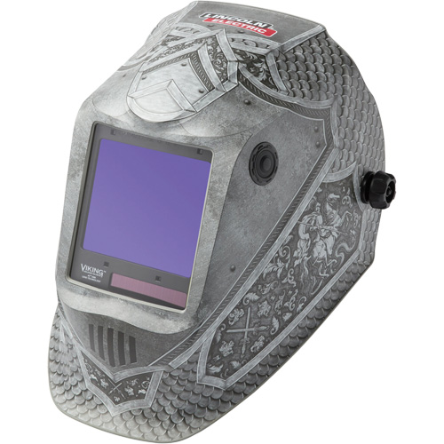 VIKING™ 3350 Medieval® Welding Helmet, 3.74" L x 3.34" W View Area, 5 - 13 Shade Range