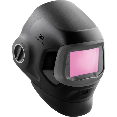 Speedglas™ G5-03 Pro Black Fixed Front Welding Helmet, 2.8" L x 4.3" W View Area, 2.5/5/8-13 Shade Range, Black