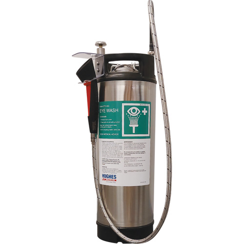 Portable Self-Contained Emergency Wash, Pressurized, 4 gal. Capacity, Meets None