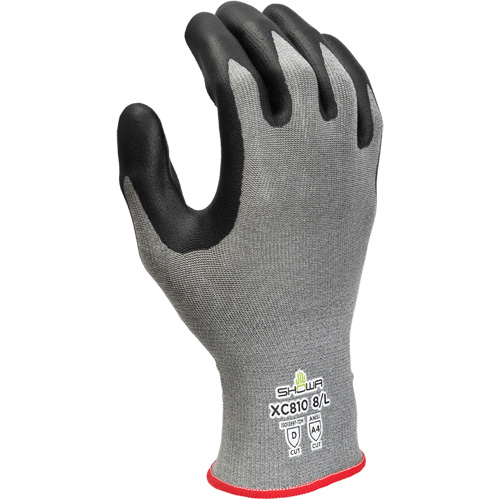 XC810 Cut-Resistant Gloves, 10/2X-Large, 18 Gauge, Nitrile Coated, ASTM ANSI Level A4/EN 388 Level D