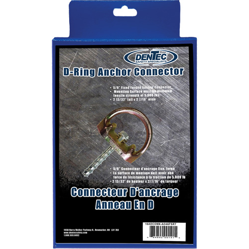 Anchor Connector, D-Ring, Temporary Use