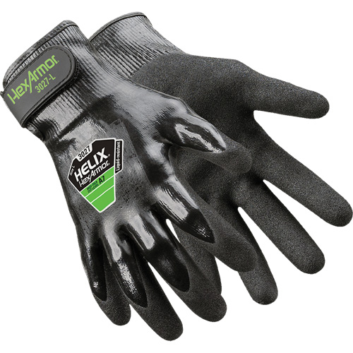 Helix® 3027 Gloves, 12/3X-Large, 21 Gauge, Nitrile Coated, ASTM ANSI Level A7