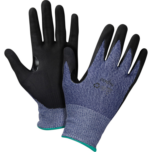 Eco-Friendly Cut Resistant Gloves, Large, 15 Gauge, Foam Nitrile Coated, ASTM ANSI Level A3