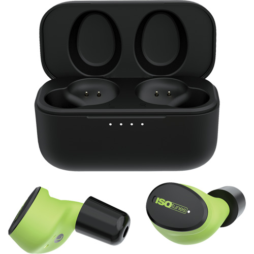 Safety Green Free Aware Wireless Bluetooth Earbuds