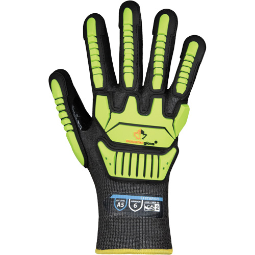 TenActiv™ S18TAPNVB Cut-Resistant Gloves, 8, 18 Gauge, Nitrile Coated, ASTM ANSI Level A5