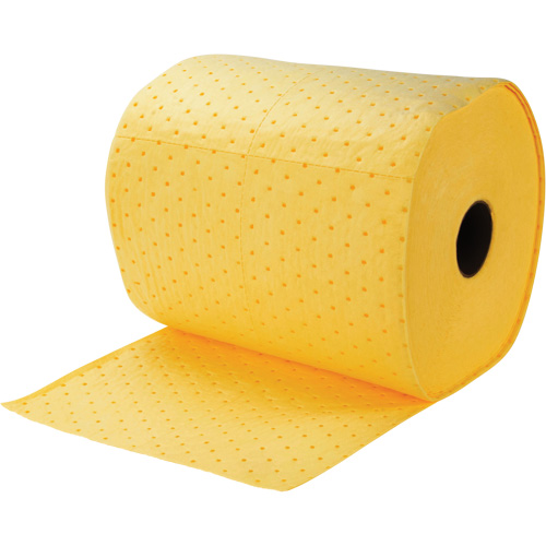 Bonded Sorbent Rolls, Heavyweight, 150' L x 15" W, 10 gal. Absorbancy
