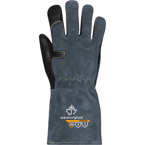 Endura® 398KGLBGL MIG Welding Glove, Grain Cowhide, Size X-Small