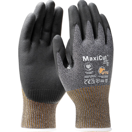 MaxiCut® Ultra™ Seamless Knit Engineered Yarn Gloves, 2X-Large, 15 Gauge, Nitrile Coated, ASTM ANSI Level A5/EN 388 Level 3