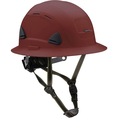 Fibre Metal Climbing Style Helmet with Full Brim, Meets CSA Type 2, Ratchet Suspension, Vented