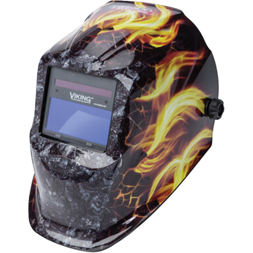VIKING™ 1740 Ignition™ Auto-Darkening Welding Helmet, 3.78" L x 1.67" W View Area, 9 - 13 Shade Range