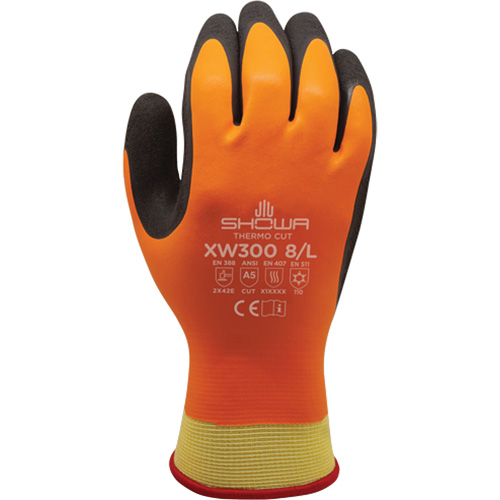 XW300 Thermo Cut Gloves, 7/Medium, Rubber Latex Coating, Kevlar® Shell