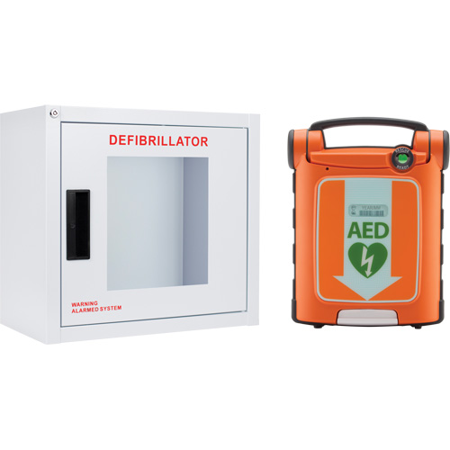 Powerheart® G5 AED & Cabinet Kit, Automatic, Bilingual, Class 3