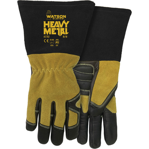 2782 Woman’s Fired Up MIG/Stick Welding Gloves, Grain Cowhide, Size Medium