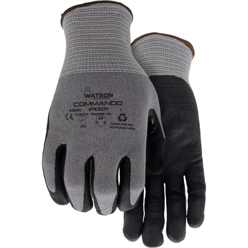 338 Commando Cut Resistant Gloves, X-Large, 18 Gauge, Foam Nitrile Coated, ASTM ANSI Level A8/EN 388 Level F