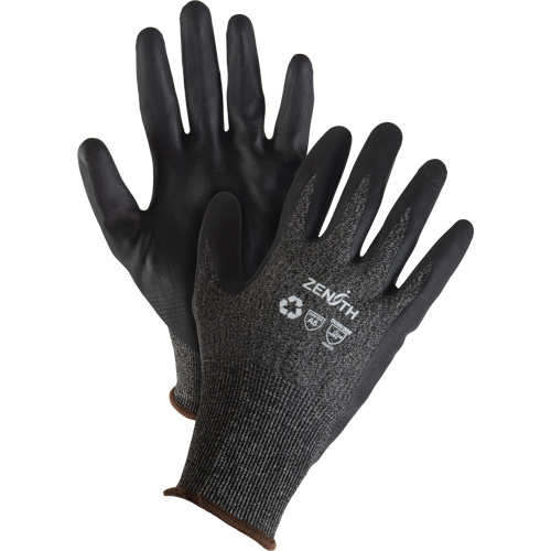 Eco-Friendly Lightweight High-Dexterity Cut-Resistant Gloves, 7, 21 Gauge, Foam Nitrile Coated, ASTM ANSI Level A5