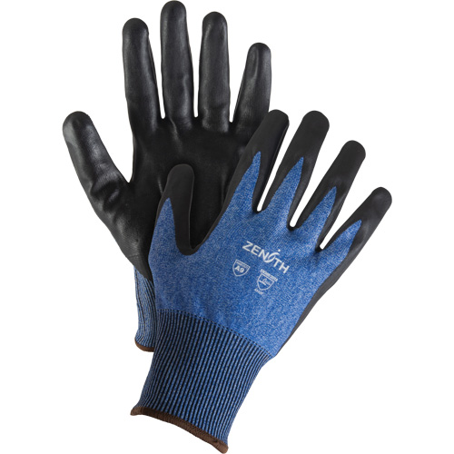 Lightweight High-Dexterity Cut-Resistant Gloves, 9, 18 Gauge, Foam Nitrile Coated, ASTM ANSI Level A9