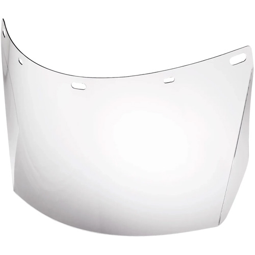 Uncoated Full Face Shield Replacement Lens, Polycarbonate, Clear Tint