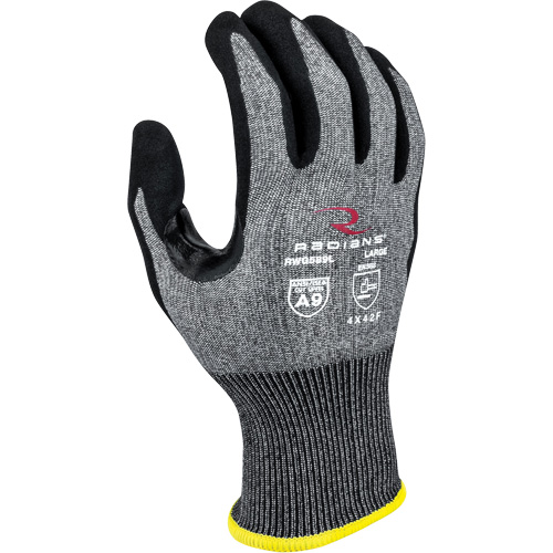 RWG589 Cut Protection Coated Gloves, X-Small, 18 Gauge, Foam Nitrile Coated, ASTM ANSI Level A9/EN 388 Level F