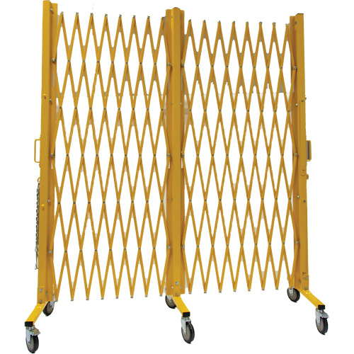 Expandable Barrier, 84" H x 20' L, Yellow