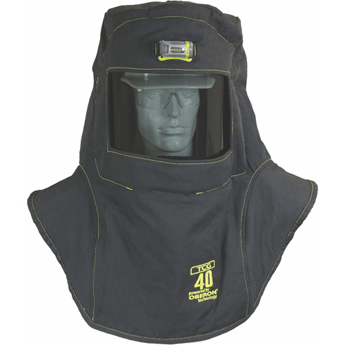 TCG™ Arc Flash Hood, Black, 40 cal/cm², ANSI Z87.1/ASTM F1506/ASTM F1959/ASTM F2178/Meets/Exceeds CSA Z462/NFPA 70E, 4 Arc Flash PPE Category Level