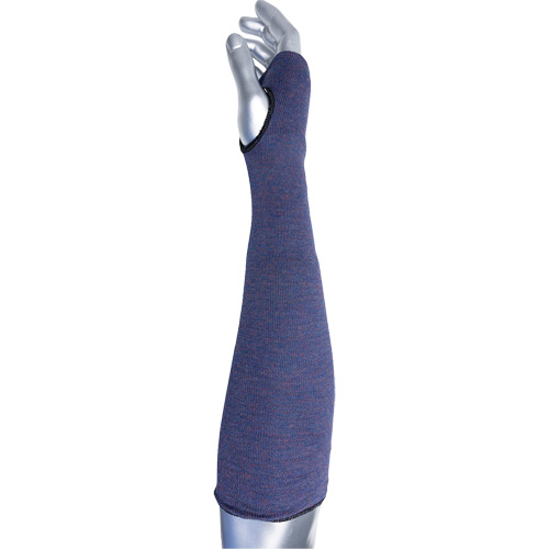 Kut Gard® ECO Series™ 2-Ply ASP Sleeve with Thumb Hole, Aramid, 18", ASTM ANSI Level A3, Purple