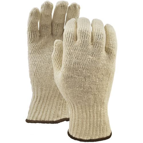 White Knight Gloves, Poly/Cotton, Medium