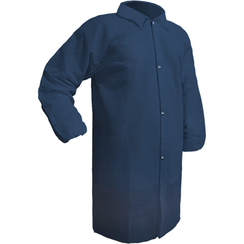 Care™ Lab Coat, Polypropylene, X-Large, Blue