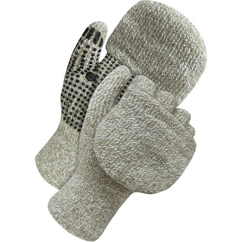 Deny® Wool/Acrylic Flip Mitt with PVC Dots, Size Medium, Mitt