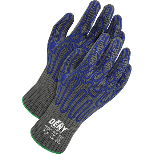 Deny® Coated Cut-Resistant Food Contact Gloves, 8, 7 Gauge, Silicone Coated, ASTM ANSI Level A9/EN 388 Level F