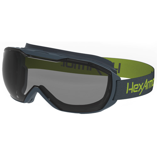 MX500 Safety Goggles, Grey Lens, Anti-Fog/Anti-Scratch, Indirect Vent
