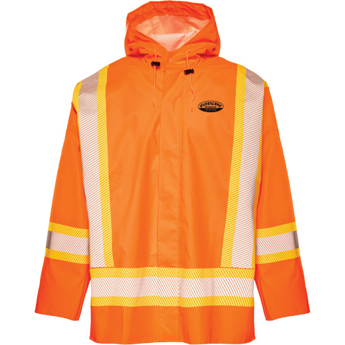 R804 Hurricane Rain Jacket, Medium, High Visibility Orange