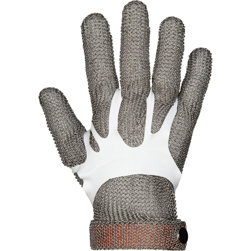 MMG Food Safe Metal Chainmail Gloves, Large, ASTM ANSI Level A9
